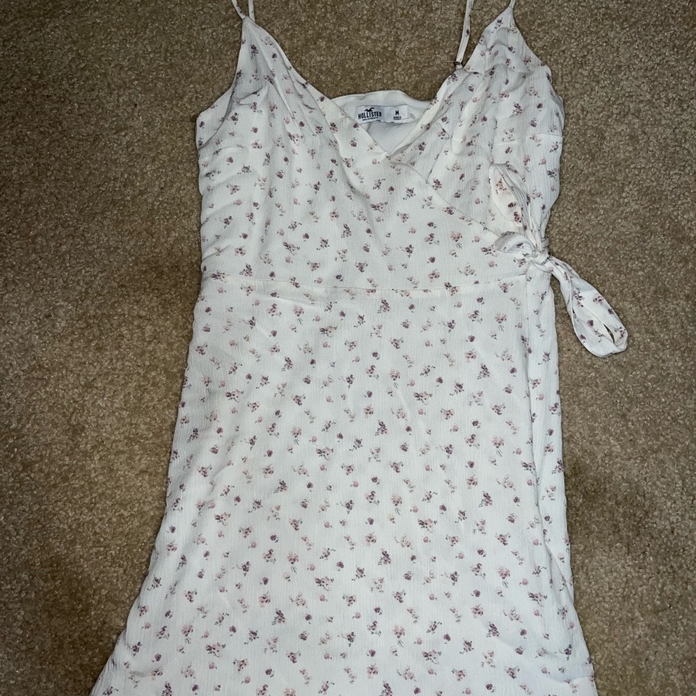 floral hollister wrap dress